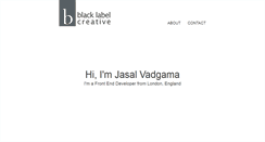 Desktop Screenshot of blacklabelcreative.com